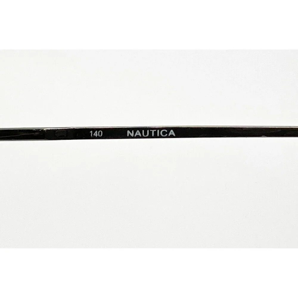 Nautica Eyeglasses Mens Gunmetal N7114 032 Metal Rectangular 53-18-140